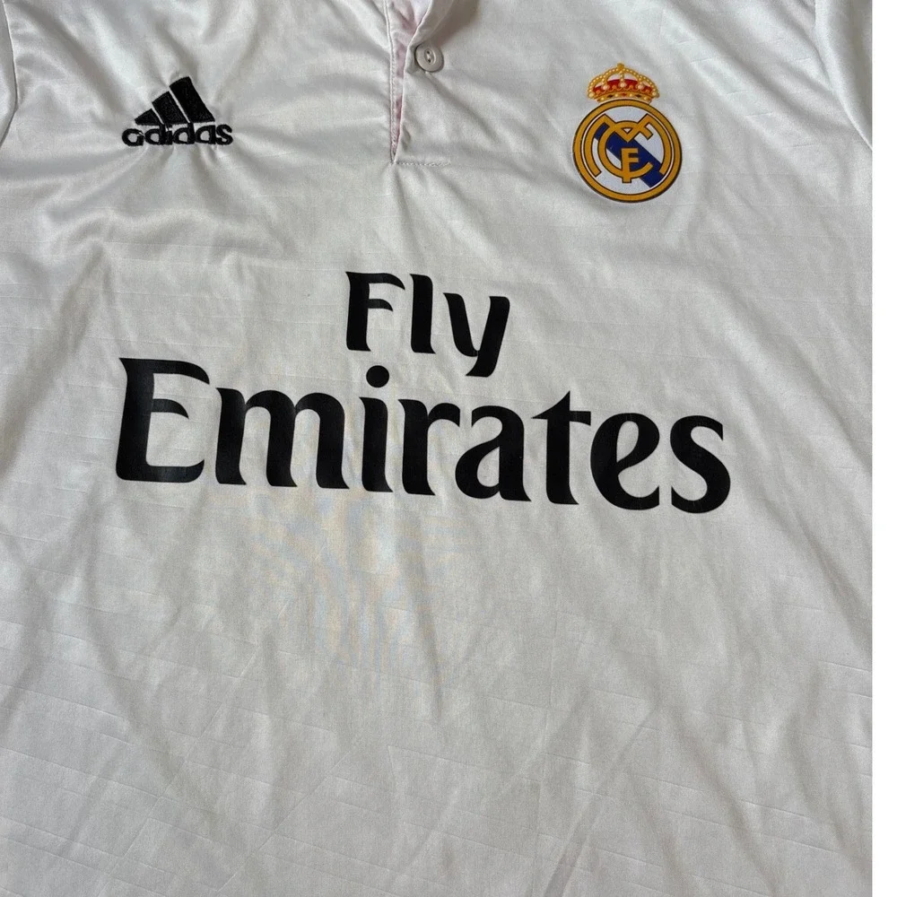 Adidas Real Madrid Jersey Mens White‎ Ronaldo 7 2014-15 Home Kit SIZE M